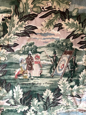 Vintage Toile Regency style 1983 GP & J BAKER The Sporter Cotton Fabric