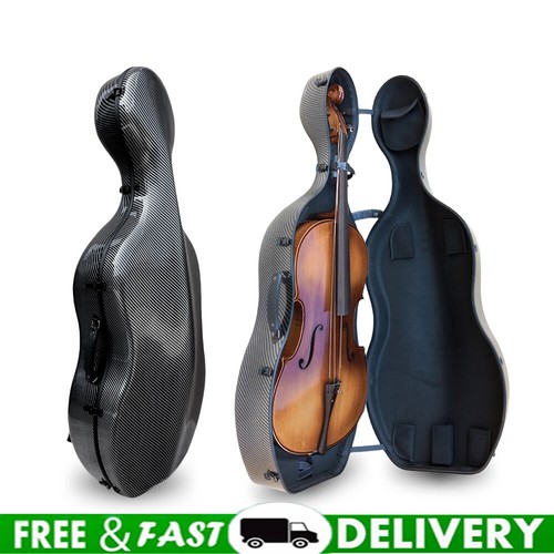 Black cello case carbon - 4/4,