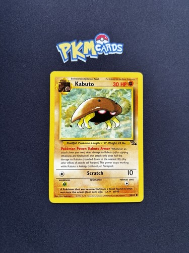 Pokémon tcg kabuto fossil - pokémon,