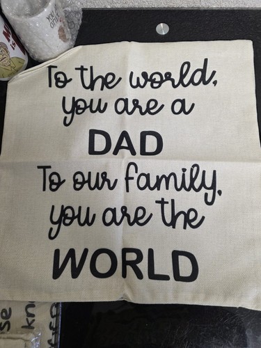 Beige black text dad - beige, quote