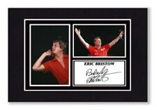 A4 Mount ERIC BRISTOW Signed Print  Autograph PHOTO Ready To Frame DARTS Gift