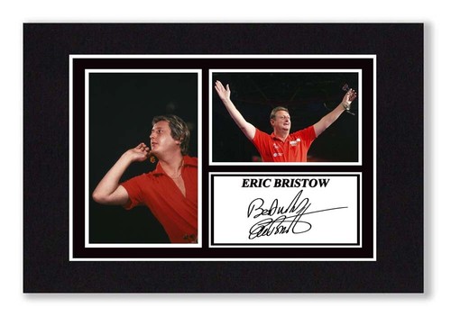 Mount eric bristow signed - bristow,