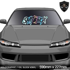 Sh*t Box Large Funny Sticker