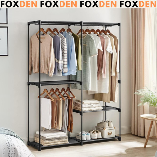 Industrial open wardrobe - industrial,