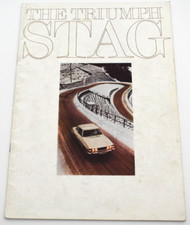 TRIUMPH STAG UK SALES BROCHURE c.1970