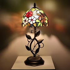 Small Tiffany Lamp Amber Grape