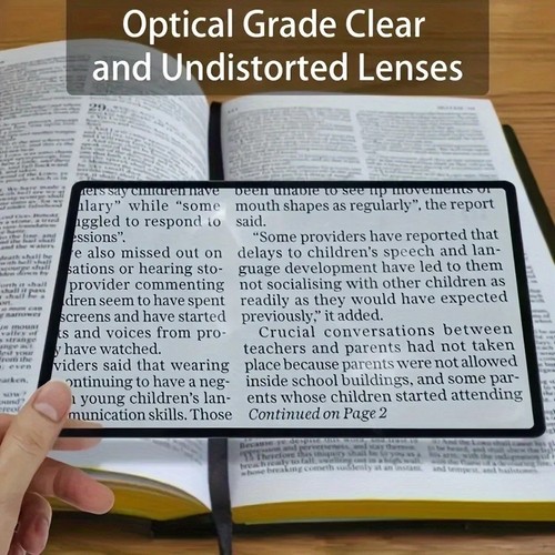 Book magnifier for - book,