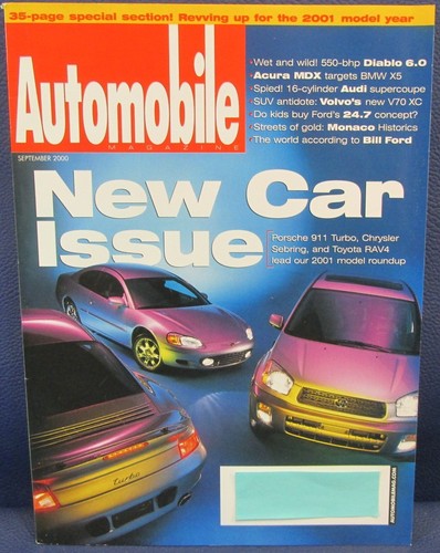 Automobile magazine sept - automobile, 2000