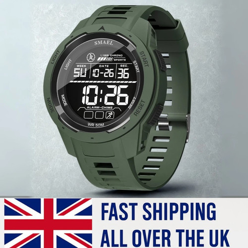 Smael mens military watch - smael,