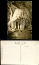 The Organ Pipes. Gough Caves. Cheddar, Somerset. Gough postcard. Unused