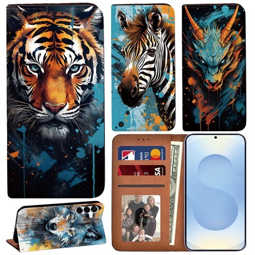 Leather phone wallet - phone,