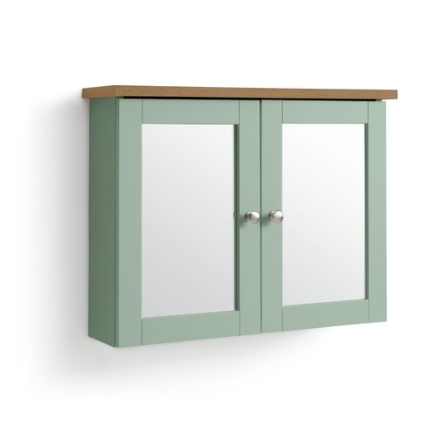 Bathroom cabinet mirrored wall - bathroom,