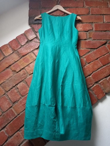 Cos emerald green cotton silk - emerald,