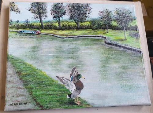 Original acrylic painting - , on
