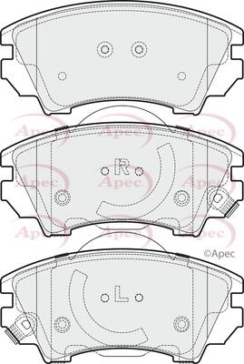 Front axle brake pads - brake,