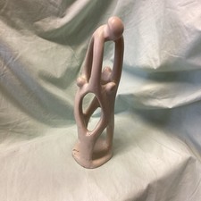 BESMO Tall Hand Carved  Statue Ethnic Art 10 3/4" tall Kenya