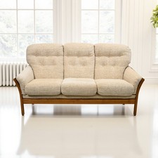 Ercol Style 3str Sofa Light Frame Excellent Condition V Clean FREE UK Delivery*