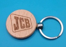 JCB Logo Keyring Tractor