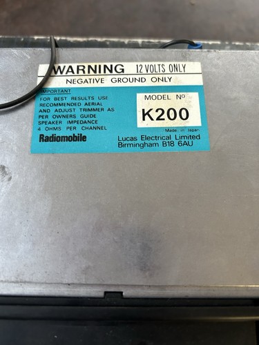Radiomobile k200 original - radiomobile,