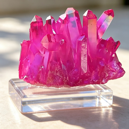 Titanium aura pink crystal - aura,