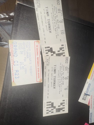 Tina turner ticket - turner., stubs