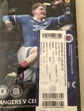 Rangers V Celtic S C Programme