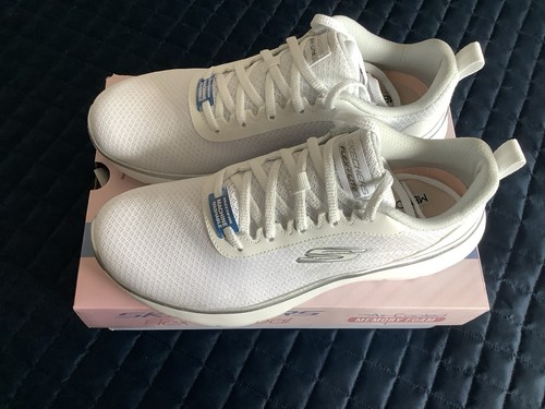 Ladies white sketchers size - white,