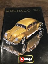 BURAGO 1:18 1:24 1:43 DIE CAST MODEL VEHICLES ORIG. 1998 PRODUCT RANGE CATALOGUE