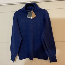 PIECES Blue Soft Knitted Roll