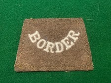 WW1 THE BORDER REGT CLOTH