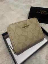 Coach Card Holder Tan Colour