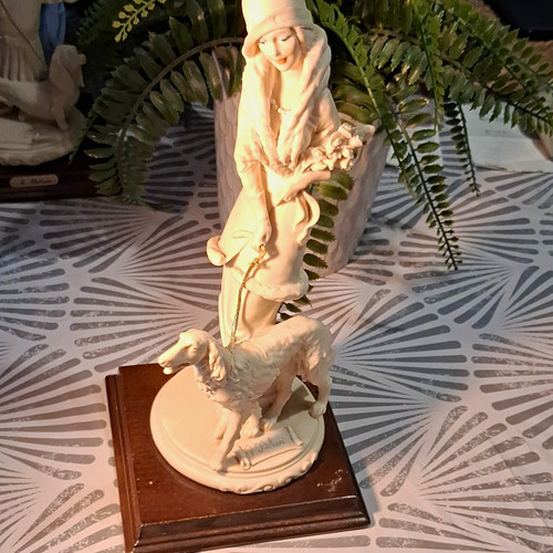 Italian porcelain woman - porcelain,