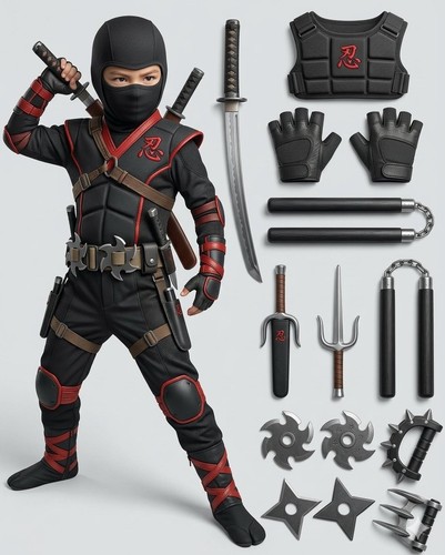 Halloween ninja costume - halloween,