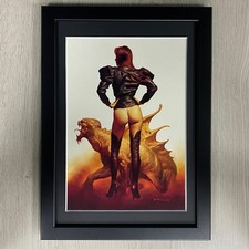 BORIS VALLEJO FRAMED VINTAGE