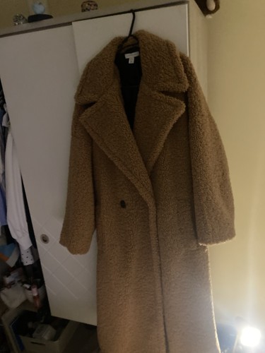 Women beige teddy faux fur - women's,