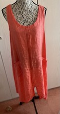 Italian Linen Sun Dress One Size 12-18