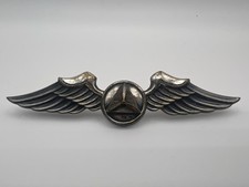 WW2/PostWar US Civil Air Patrol Pilot Wings Marked Gemsco N.Y Clutchback