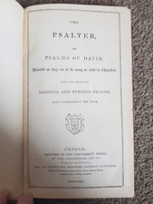 1842 THE PSALTER OR PSALMS OF