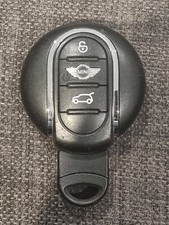 USED GENUINE BMW MINI 3 BUTTON REMOTE CAR KEY FOB IN WORKING ORDER. (REF 576/2) 