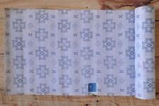 Vintage Japanese Tanmono Kimono Fabric Bolt 11.8 meters Indigo White