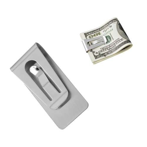 Stainless steel money clip - stainless,
