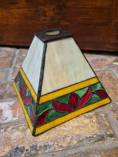 Tiffany style square pyramid - tiffany-style,