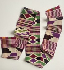 Ghana Handwoven Kente Cloth  Strip 