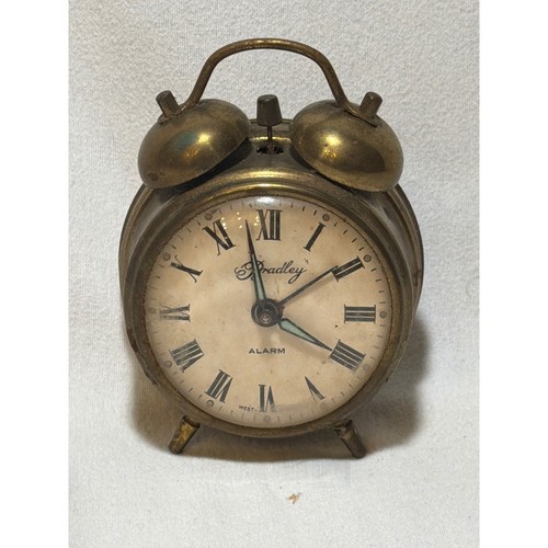 Vtg bradley twin bell alarm - twin,