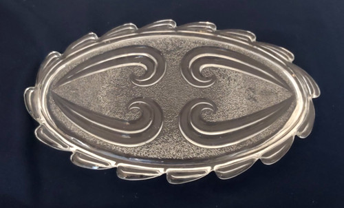 Vintage oval clear - oval,