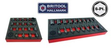 3/8" Dr. Standard & Deep Impact Socket Set, Hex/6-Point Profile - Britool Hallma