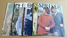 MULTI-LIST OF ORIGINAL SIRDAR MENS  KNITTING PATTERNS (SOME VINTAGE) (D)