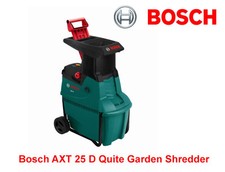 Bosch AXT25D Garden Shredder 40mm Cutting Capacity with 53L Collection Box 2500W