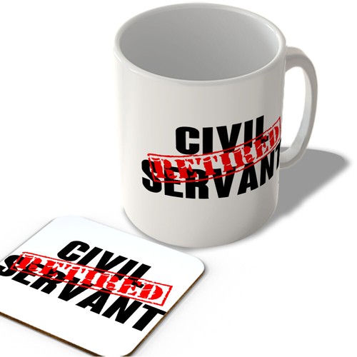 Retired civil servant mug - -,