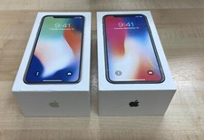 Genuine Apple iPhone X Space Grey Or Silver Colour 64GB 256GB - Empty Box Only